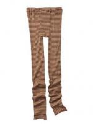 マタニティレッグウェア|レギンス・ボーダー　12分丈【出産後も長く使える】